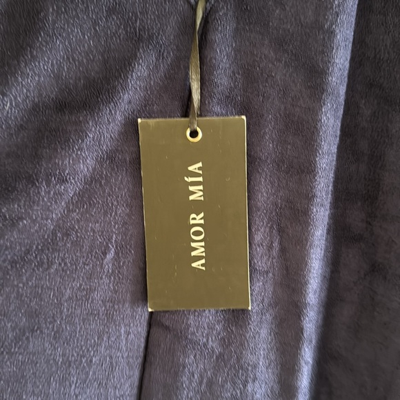 AMOR MIA Iman Midnight Velvet Jumpsuit - Picture 3 of 9